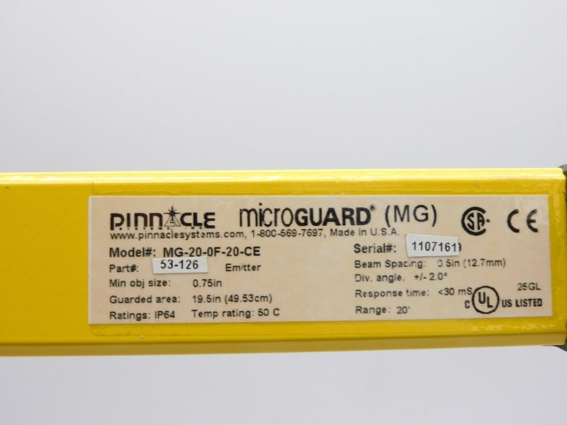 PINNACLE MG-20-0F-20-CE 53-126 NSNP