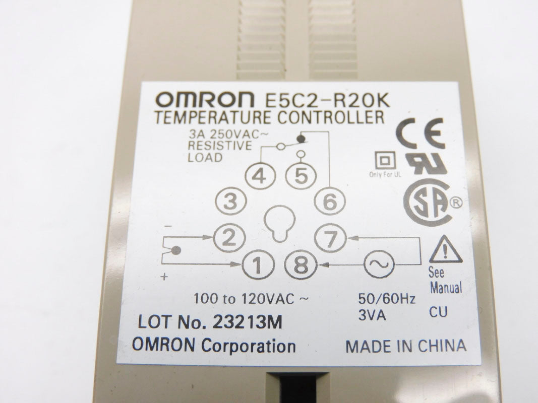 OMRON E5C2-R20K 250VAC 3A 0-1200 NSNP