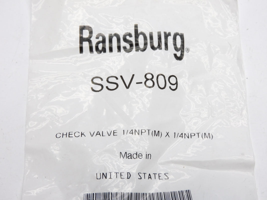 RANSBURG SSV-809 1/4x1/4 NSMP