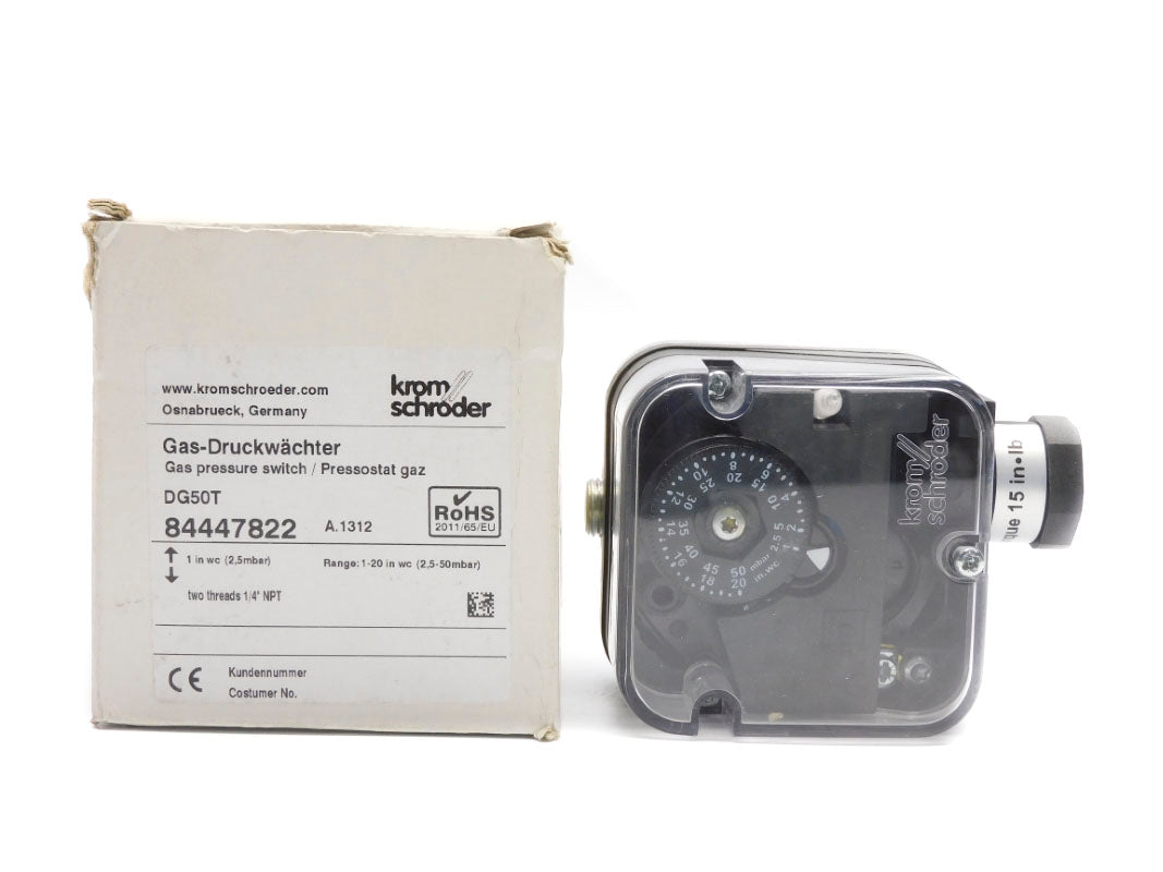 KROM SCHRODER 84447822 DG50T 1-20INWC 1/4" NSMP