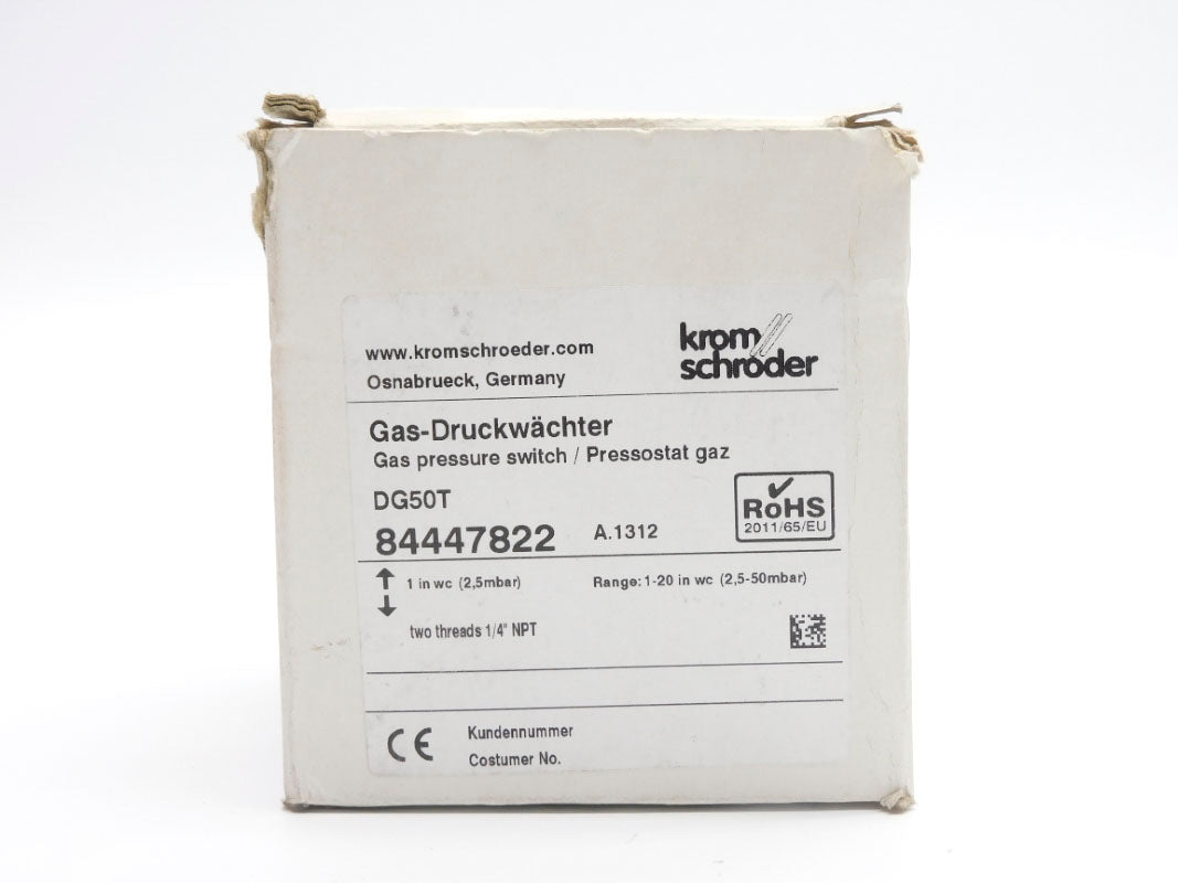 KROM SCHRODER 84447822 DG50T 1-20INWC 1/4" NSMP
