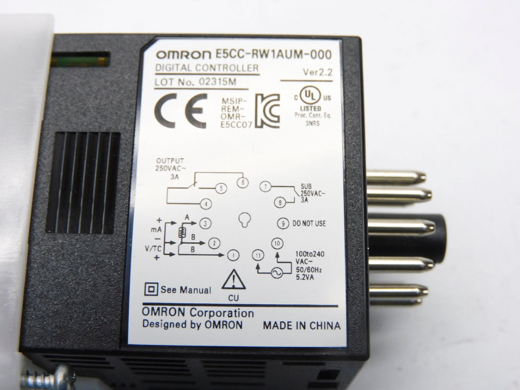 OMRON E5CC-RW1AUM-000 100-240VAC 3A NSMP