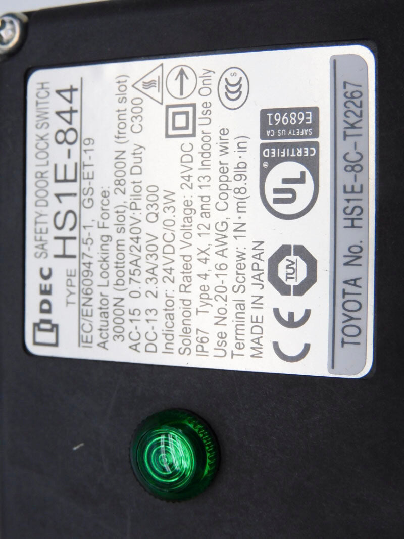 IDEC HS1E-8C-TK2267 240V 2.3A NSMP