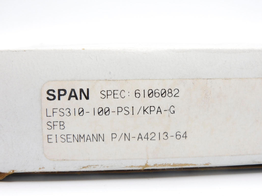 EISENMANN A4213-64 LFS310-100-PSI/KPA-G 100PSI NSMP
