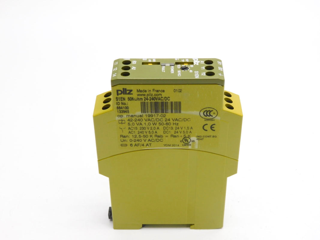 PILZ S1EN50KOHM24-240VAC/DC 884100 240VAC/DC 5A NSNP