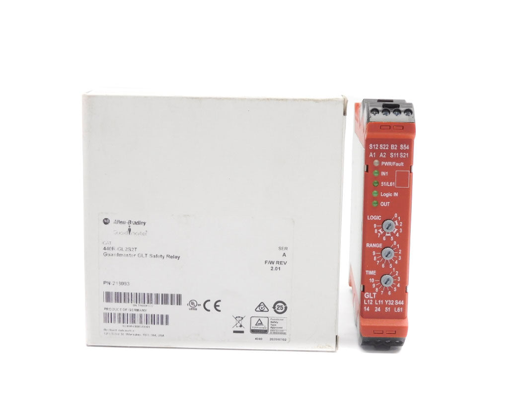 ALLEN BRADLEY 440R-GL2S2T SER. A 24VDC 1.6A F/W 2.01 (WH) NSMP