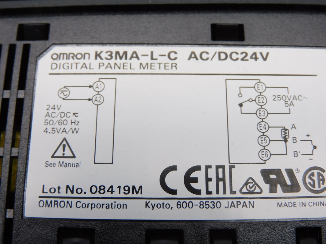 OMRON K3MA-L-C 24VAC/DC 5A NSMP