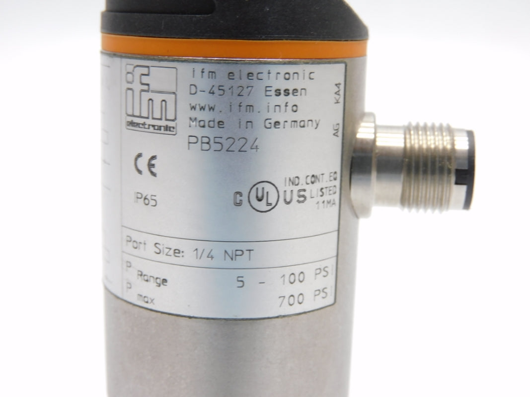 IFM EFECTOR PB-010PRBN14-HFPKG/US//V PB5224  18-30VDC 700PSI NSMP