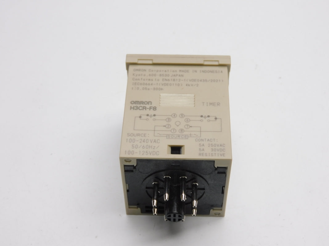 OMRON H3CR-F8 250VAC 5A 0.05s-300h NSNP