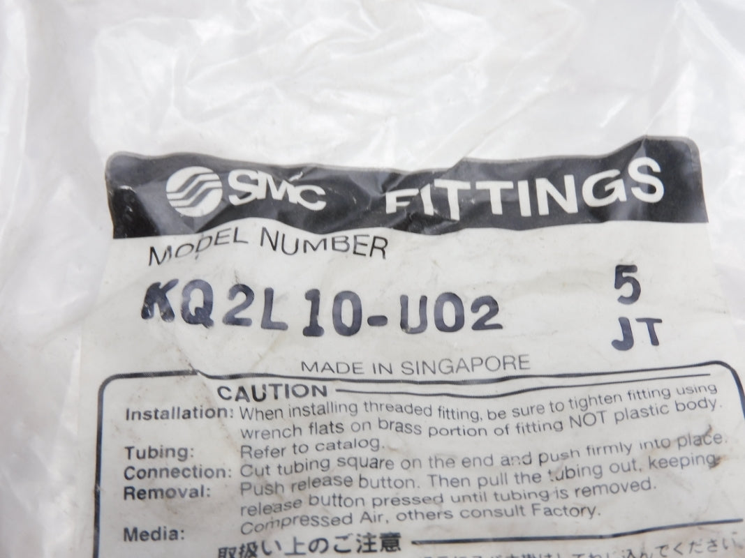 SMC KQ2L10-U02 (PKG OF 5) NSMP