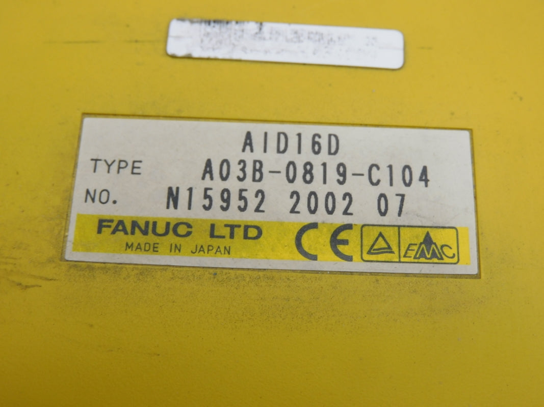 FANUC A03B-0819-C104 AID16D (NO DOOR) UNMP