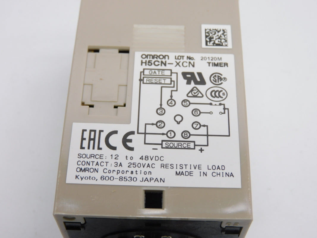 OMRON H5CN-XCN 12-48VDC 3A 99m 59s NSMP