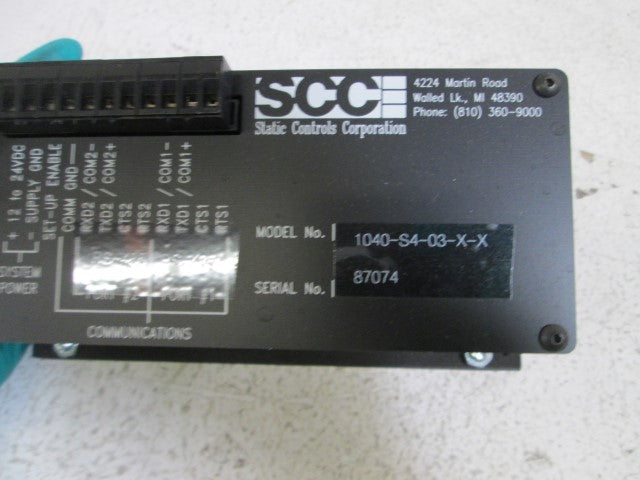 SCC CONTROL COUNTER 1040-S4-03-X-X *NEW NO BOX*