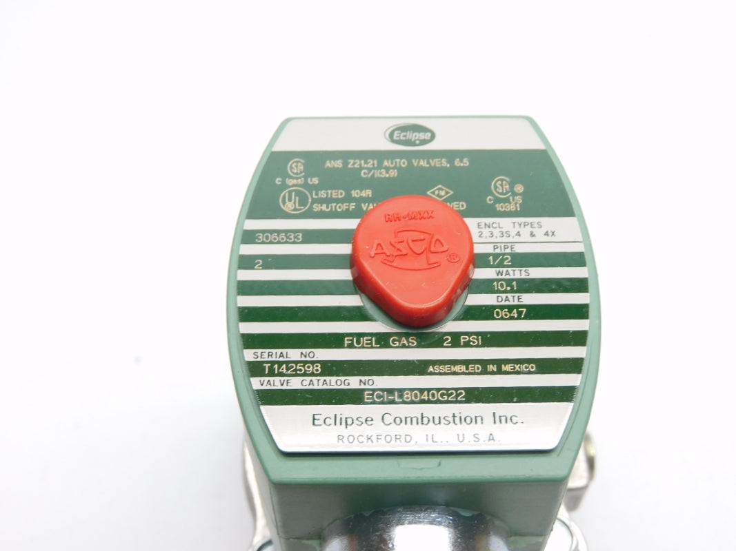 ECLIPSE COMBUSTION ECI-L8040G22 120V 1/2" NSMP