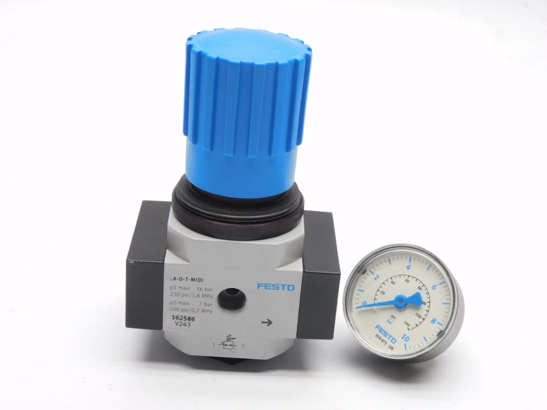 FESTO LR-1/2-D-7-MIDI 162586 SER. V243 230PSI NSMP
