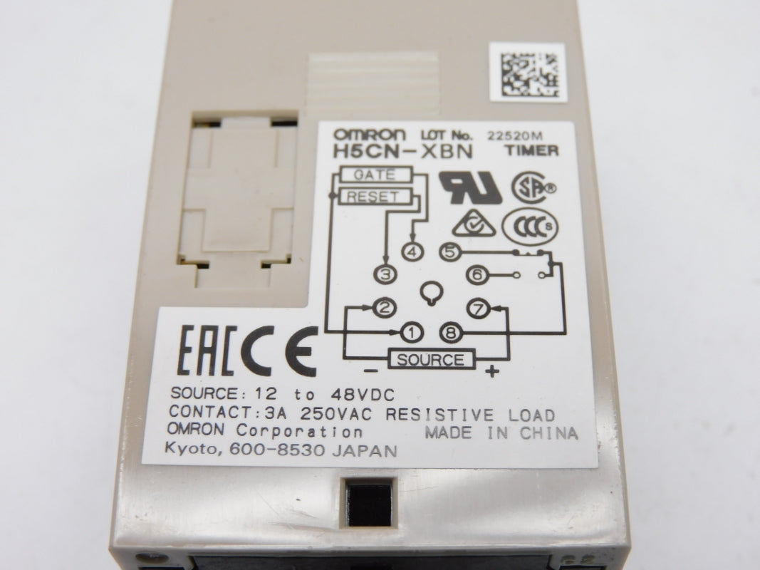 OMRON H5CN-XBN 12-48VDC 3A 999.9S NSMP