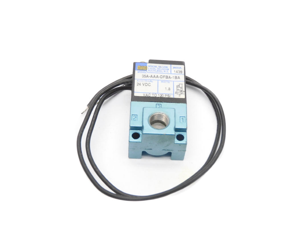 MAC 35A-AAA-DFBA-1BA 24VDC 120PSI UNMP