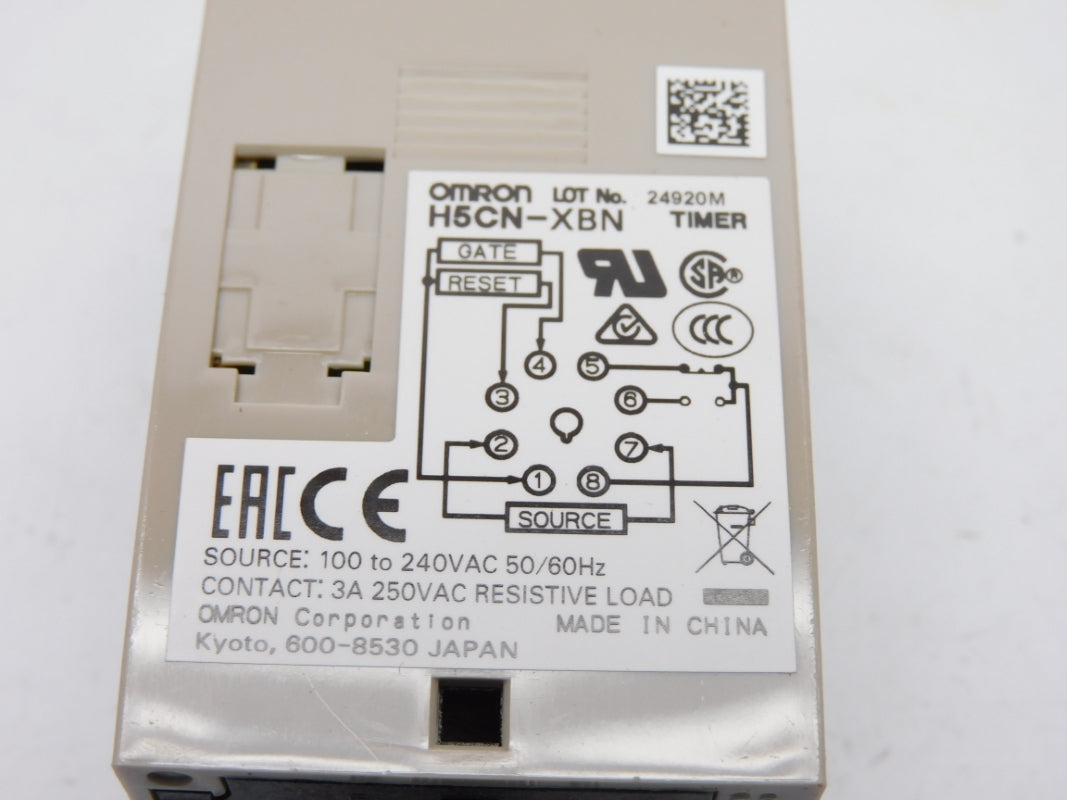 OMRON H5CN-XBN 100-240VAC 3A 999.9S NSMP