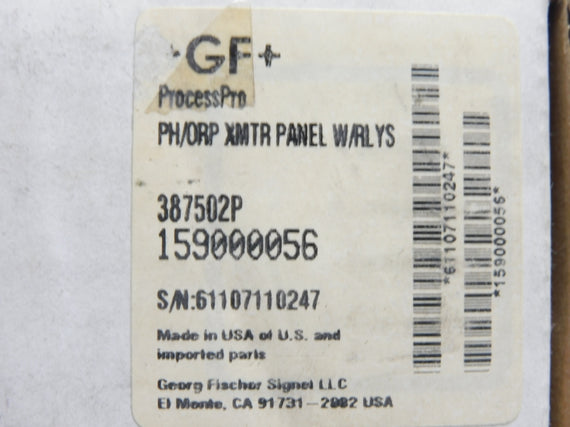 GEORGE FISCHER 159000056 387502P NSMP