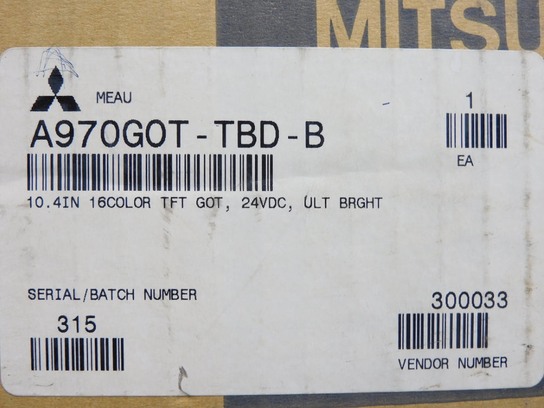 MITSUBISHI A970G0T-TBD-B 24VDC (AS PICTURED) NSMP