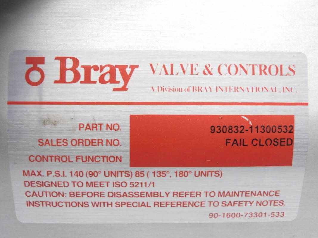 BRAY 930832-11300532 140PSI NSMP