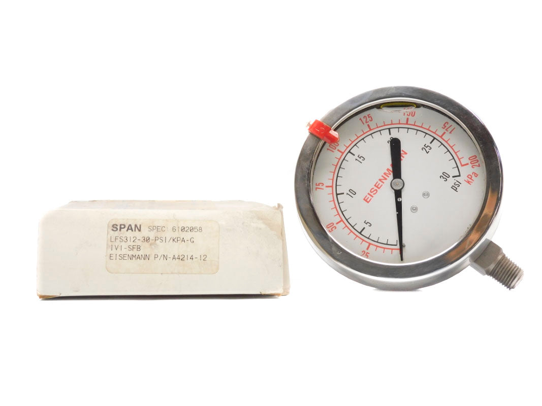 SPAN EISENMANN LFS312-30-PSI/KPA-GIV1-SFB A4214-12 30PSI NSMP
