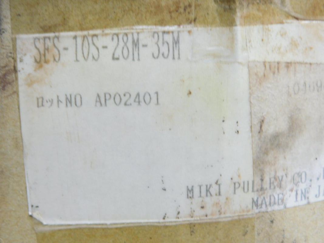 MIKI PULLEY SFS-10S-28M-35M (AS PICTURED) NSMP