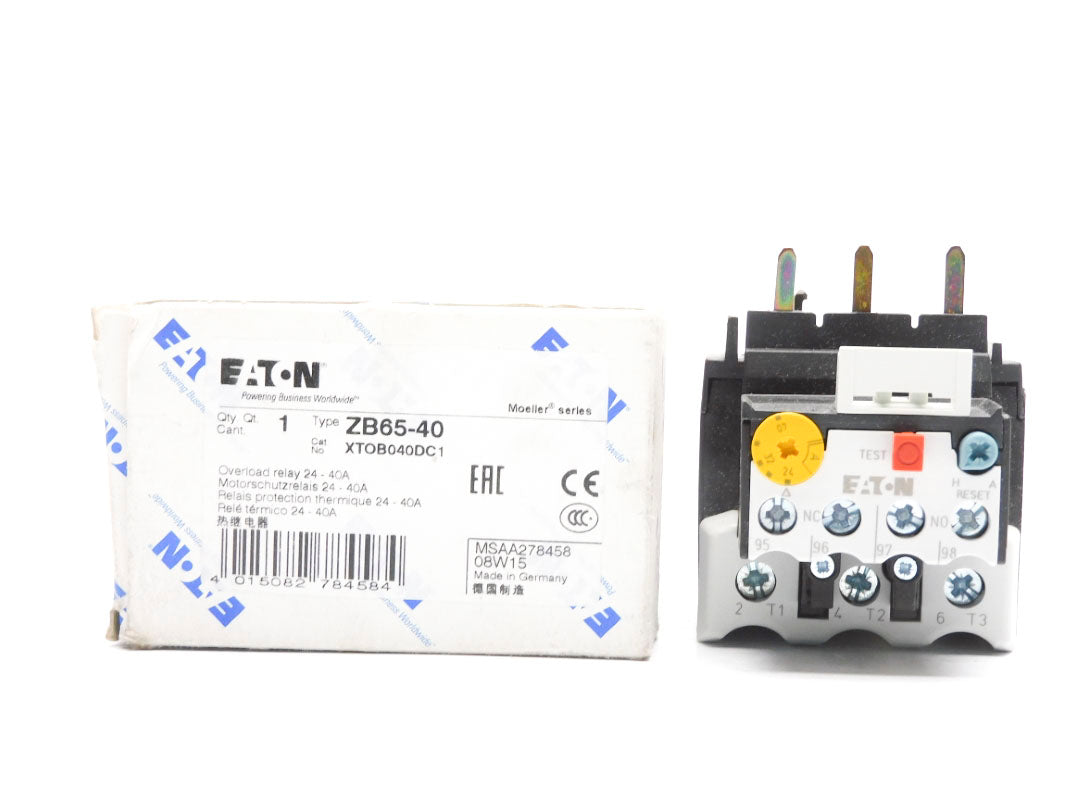 EATON XTOB040DC1 ZB65-40 6000V 24-40A NSMP