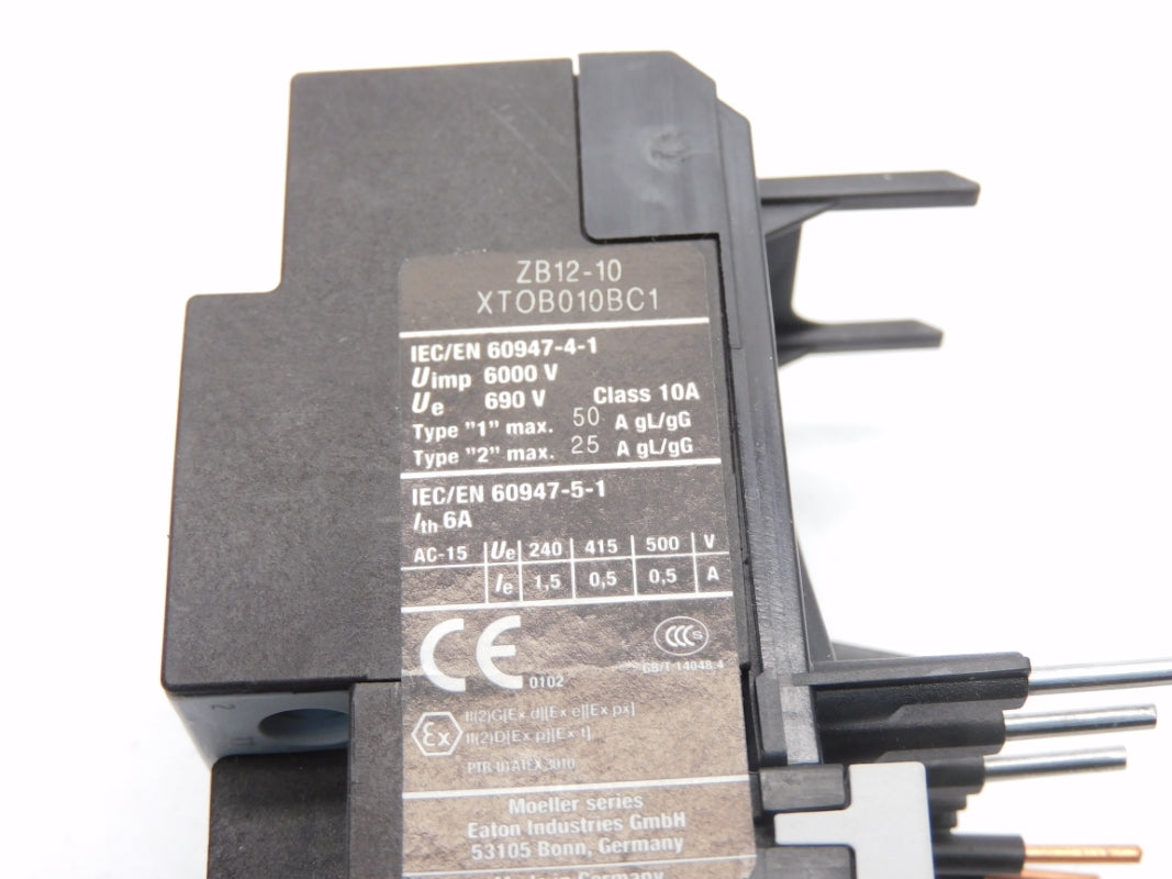 EATON XTOB010BC1 ZB12-10 690V 6-10A NSMP