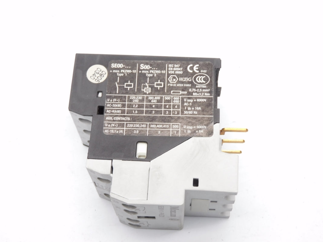 KLOCKNER MOELLER SE00-11-PKZ0 110/120V 16A NSMP
