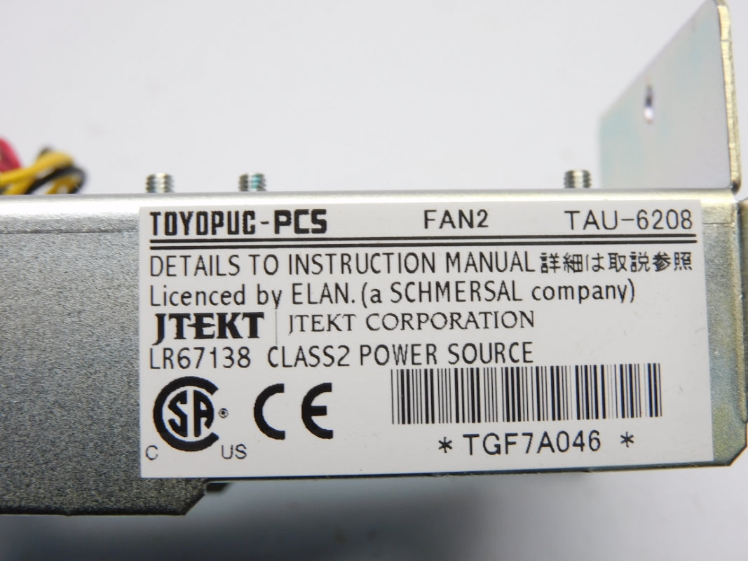 JTEKT TAU-6208 FAN2 24VDC 0.07A NSNP
