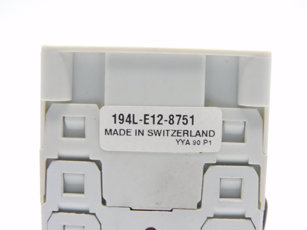 ALLEN BRADLEY 194L-E12-8751 SER. A 600VAC 12A (BR/WH) NSMP