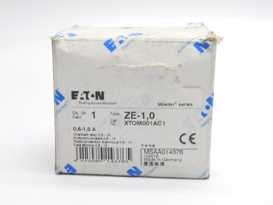 EATON XTOM001AC1 ZE-1,0 690V 0,6-1,0A NSMP