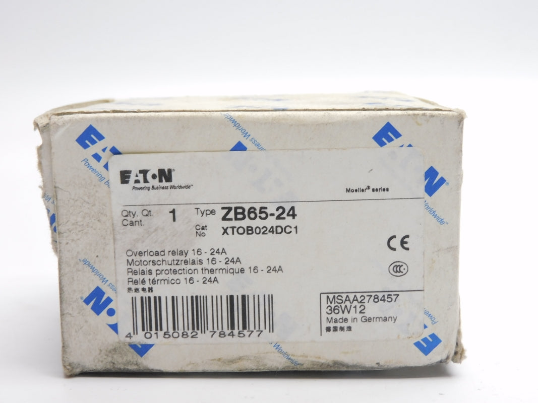EATON XTOB024DC1 ZB65-24 690V 12-24A NSMP