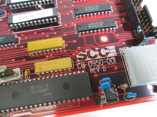 SCC CONTROL BOARD CB-0950-001 REV. D *USED*