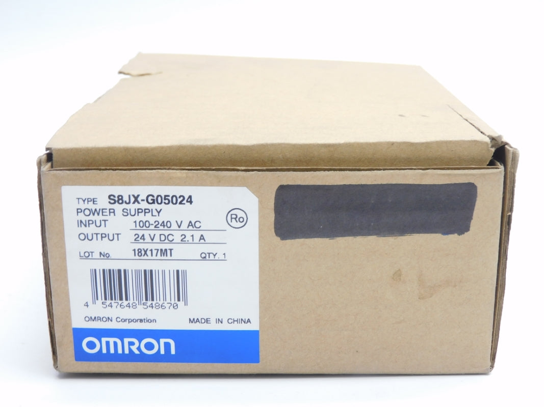 OMRON S8JX-G05024 100-240VAC 1.4A NSMP
