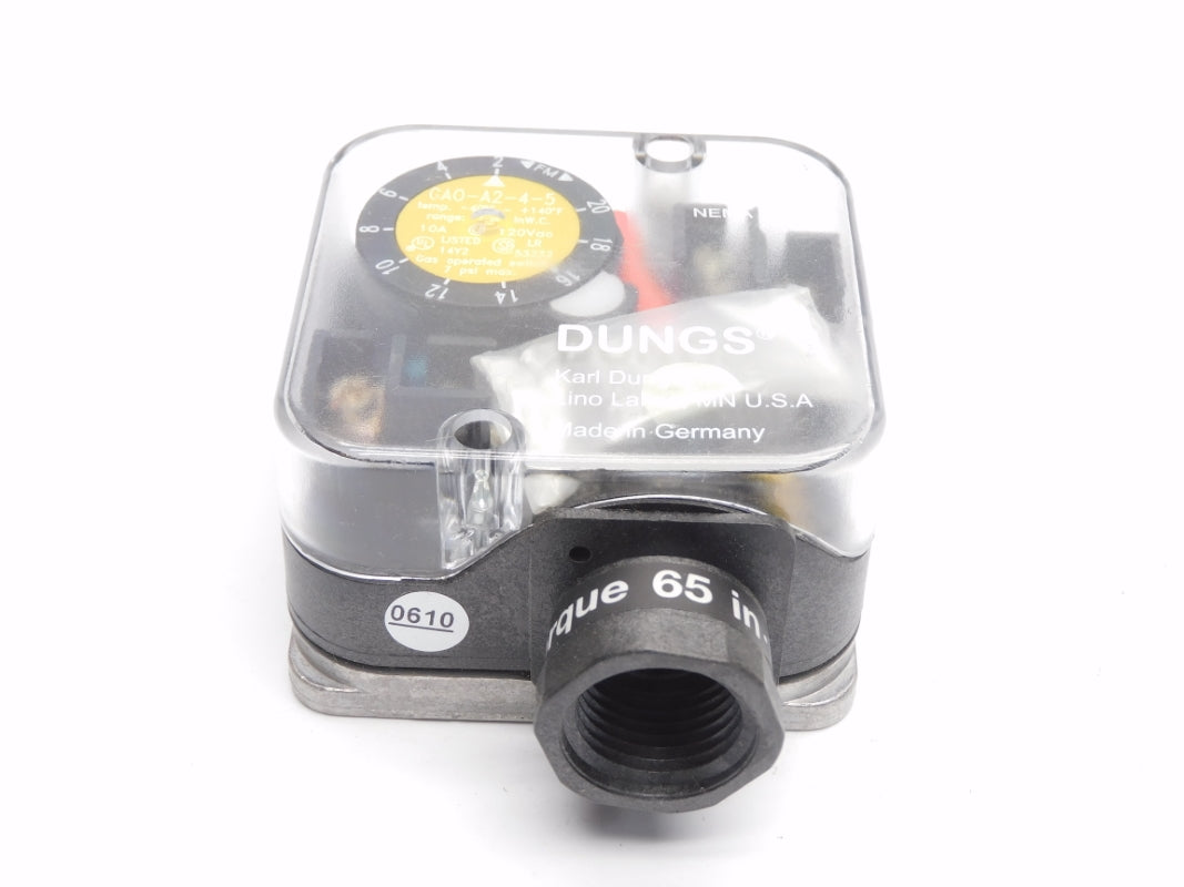 DUNGS D217087 GAO-A2-4-5 20VAC 10A 7PSI 2-20"W.C. NSMP