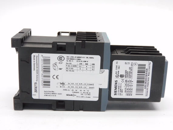 SIEMENS 3RT2016-1BB44-3MA0 24V 10A NSMP