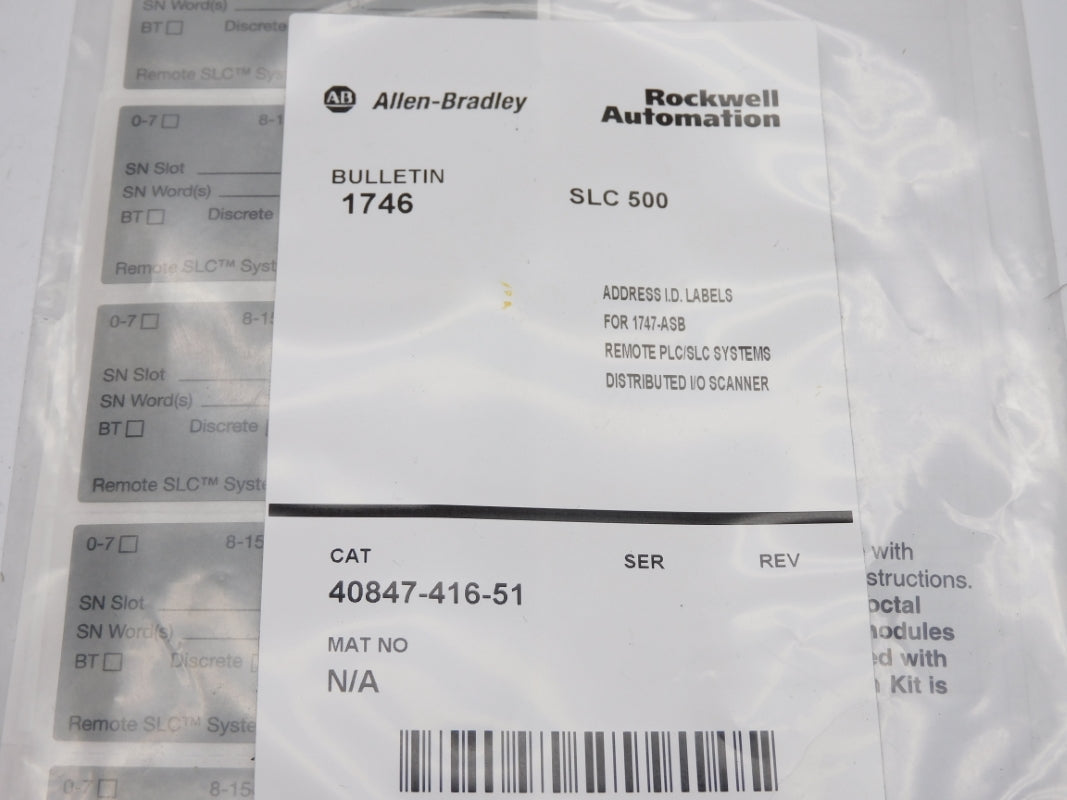 ALLEN BRADLEY 40847-416-51 NSMP