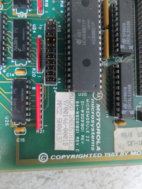 MOTOROLA BOARD 9700146-0001B *USED*