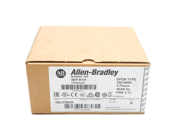 ALLEN BRADLEY 150-C3NCR SER. B 200-600V F/W 2.11 DATE: 2021 (BR/WH) NSFS