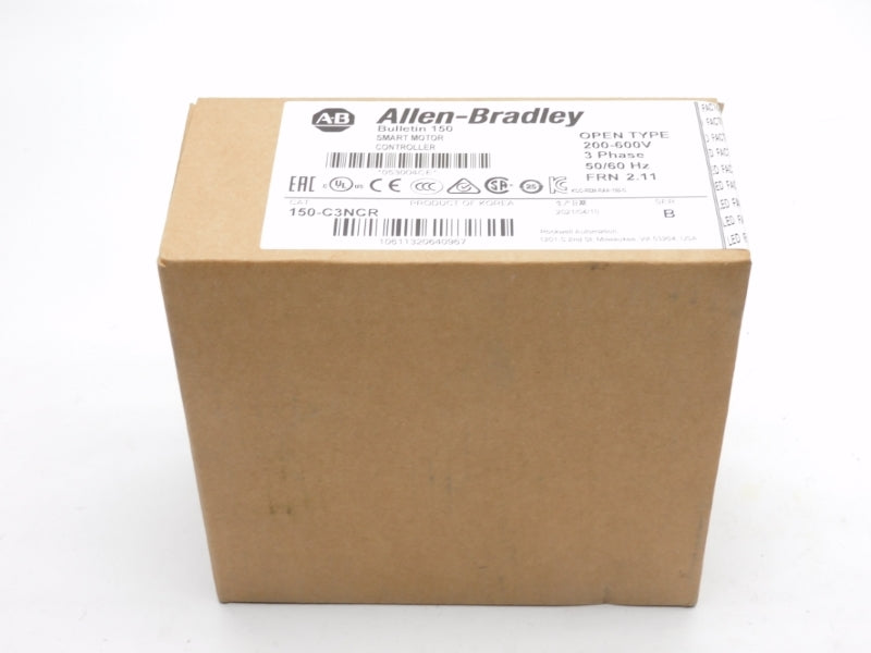 ALLEN BRADLEY 150-C3NCR SER. B 200-600V F/W 2.11 DATE: 2021 (BR/WH) NSFS