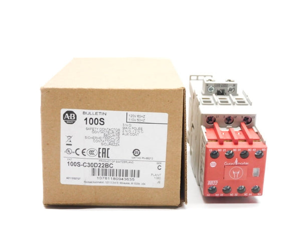 ALLEN BRADLEY 100S-C30D22BC SER. C 110/120V 60A (BR/WH) NSMP