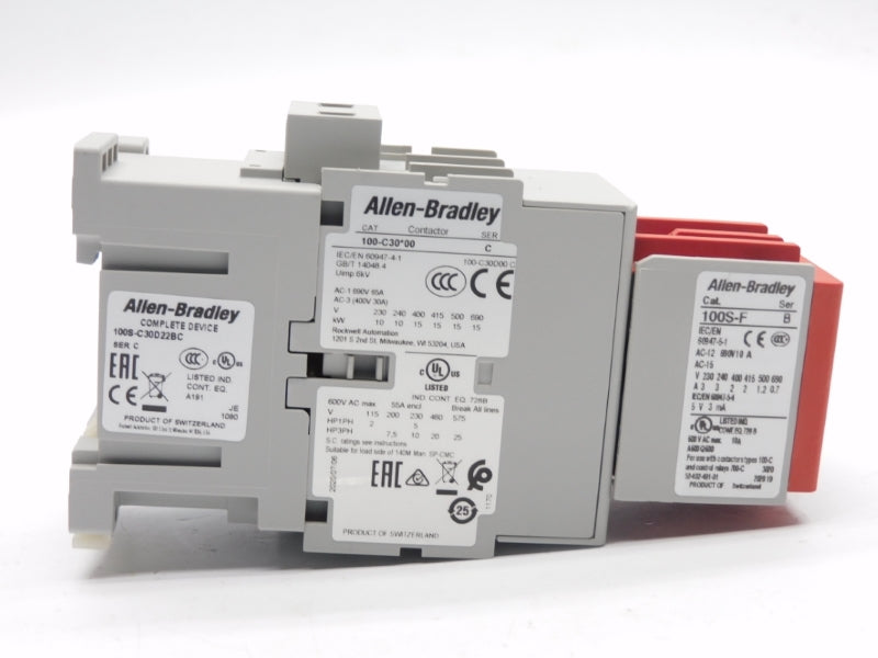 ALLEN BRADLEY 100S-C30D22BC SER. C 110/120V 60A (BR/WH) NSMP