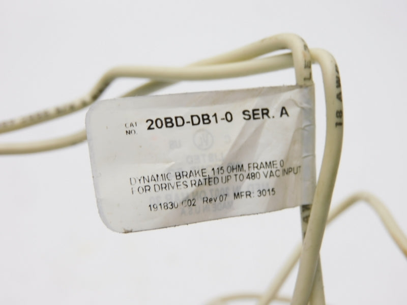 ALLEN BRADLEY 20BD-DB1-0 SER. A 400/480V (BR/WH) NSMP