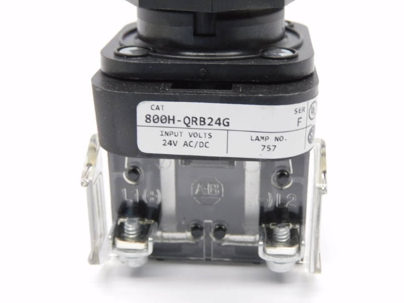 ALLEN BRADLEY 800H-QRB24G SER. F 24VAC/DC (WH) NSMP