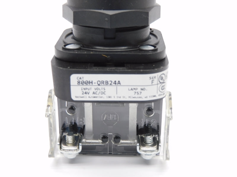 ALLEN BRADLEY 800H-QRB24A SER. F 24VAC/DC (WH) NSMP