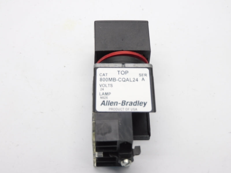 ALLEN BRADLEY 800MB-CQAL24GA SER. A 24V (WH) NSMP