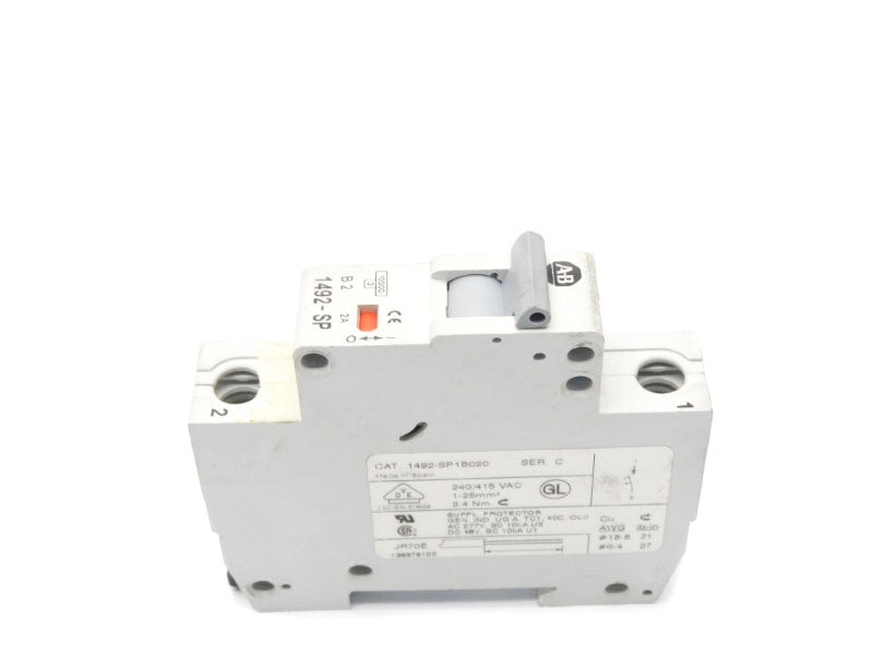 ALLEN BRADLEY 1492-SP1B020 SER. C 240/415VAC 2A NSNP