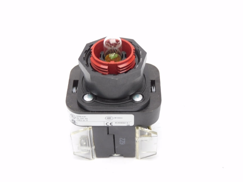 ALLEN BRADLEY 800H-FRXTQ10XD4 SER. F 120VAC/DC (WH) (AS PICTURED)  NSMP